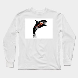 Tattoed Orca Long Sleeve T-Shirt